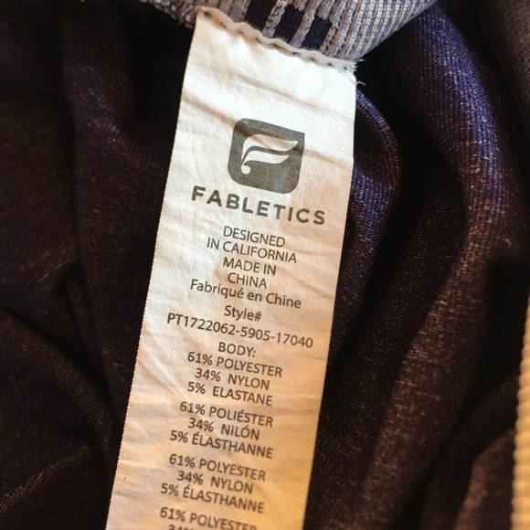 Fabletics Lavender Leggings - Picture 3 of 3